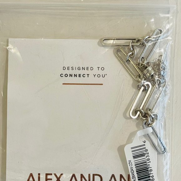 ALEX AND ANI Mini Maven Chain Magnetic Bracelet Rafaelian Silver - Picture 4 of 8